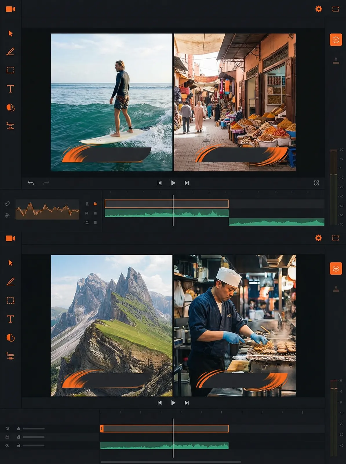oety欧亿体育app Vlog开场模板设计